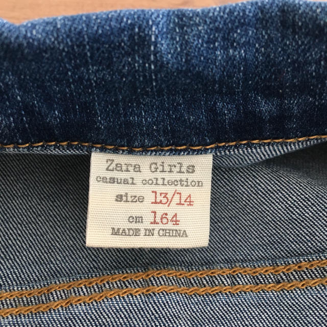 ZARA(ザラ)の☆カノン様専用☆  ZARA デニムジャケット ガール キッズ/ベビー/マタニティのキッズ服女の子用(90cm~)(ジャケット/上着)の商品写真