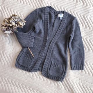 オールドネイビー(Old Navy)の【新品】OLDNAVY  オールドネイビー コットンニット  カーディガン 5T(カーディガン)