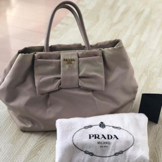 プラダ(PRADA)のPRADA ナイロンバッグ グレー used (ハンドバッグ)