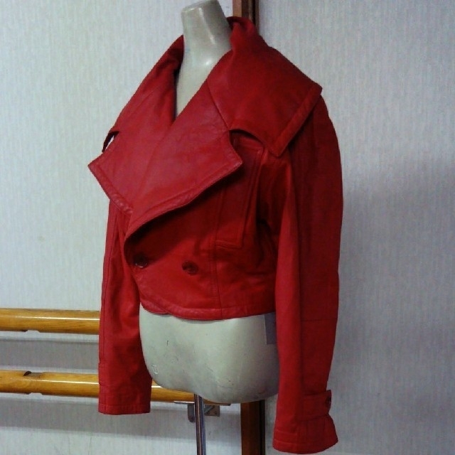 NORIHISA ユニセックスの通販 by かこまこ's shop｜ラクマ OTA レザージャケット 綺麗な赤 低価超特価