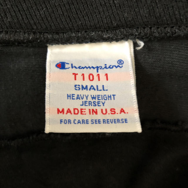 Champion(チャンピオン)のチャンピオン  7分丈 黒 Ｓサイズ メンズのトップス(Tシャツ/カットソー(七分/長袖))の商品写真