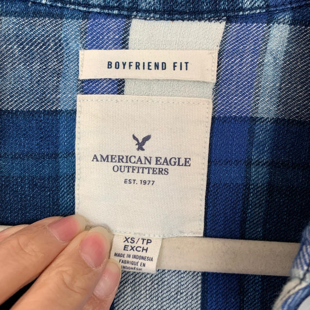American Eagle(アメリカンイーグル)のAmerican Eagleチェックシャツ レディースのトップス(シャツ/ブラウス(長袖/七分))の商品写真