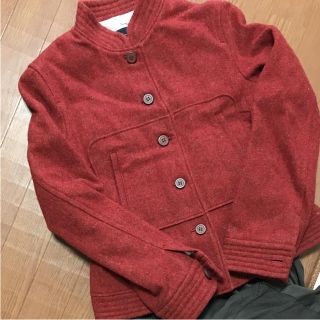 マカフィー(MACPHEE)のマカフィー  スタンドカラーwoolジャケット 美品(ノーカラージャケット)