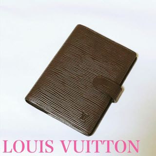 ルイヴィトン(LOUIS VUITTON)の《極美品》LOUIS VUITTON エピ 手帳カバー アジェンダ PM(手帳)