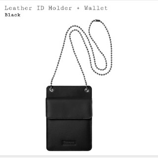 シュプリーム(Supreme)のSupreme 2018 Leather ID Holder + Wallet(折り財布)