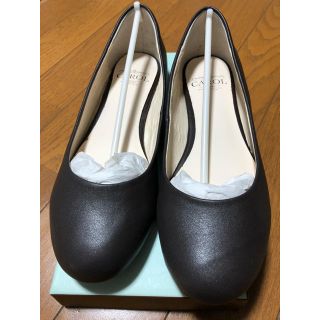 本革ローヒールパンプス(ローファー/革靴)