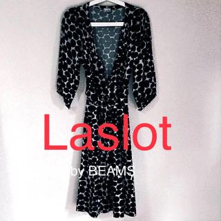 ビームス(BEAMS)のLaslot ラスロ 七分袖ワンピース(ひざ丈ワンピース)