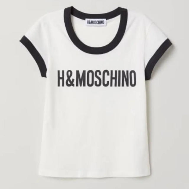 MOSCHINO(モスキーノ)のH&M モスキーノ ロゴプリントTシャツ レディースのトップス(Tシャツ(半袖/袖なし))の商品写真