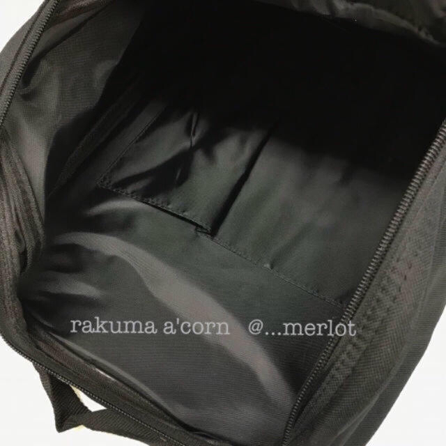 merlot(メルロー)のmerlot ダブルファスナーリュック ＊ブラック レディースのバッグ(リュック/バックパック)の商品写真