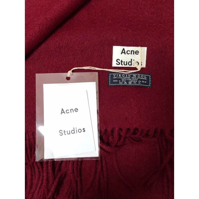 ACNE(アクネ)の値下OK【新品未使用】AcneStudios アクネ マフラー 入手困難 旧タグ レディースのファッション小物(マフラー/ショール)の商品写真