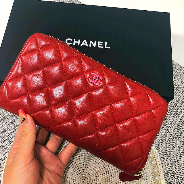 CHANEL シャネル マトラッセ 長財布 財布 ウォレット レア色