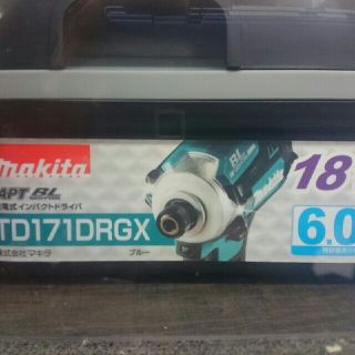 マキタ(Makita)の新品　makitaマキタ　TD171DRGX インパクトドライバー青バッテリー付(その他)