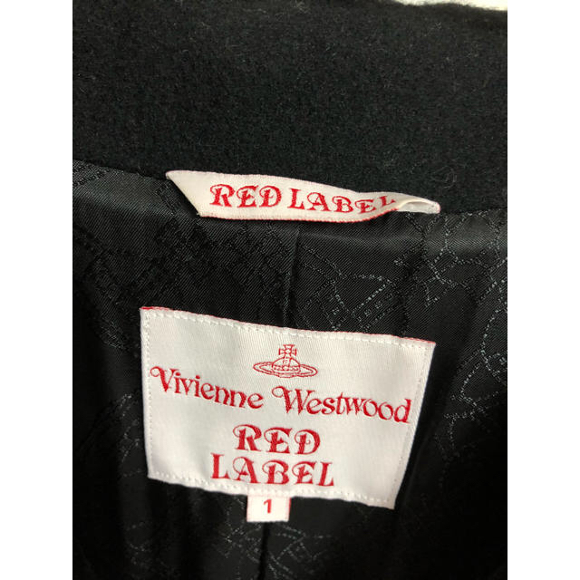 Vivienne Westwood(ヴィヴィアンウエストウッド)の値下げ交渉可能！Vivienne Westwood レア！ラブ襟コート レディースのジャケット/アウター(ロングコート)の商品写真
