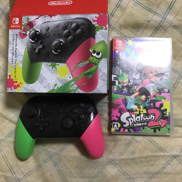 スプラトゥーン2 コントローラー付きのサムネイル