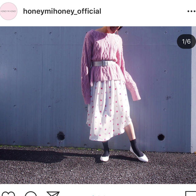 Honey mi Honey(ハニーミーハニー)のHONEYMIHONEY ローズ スカート レディースのスカート(ひざ丈スカート)の商品写真