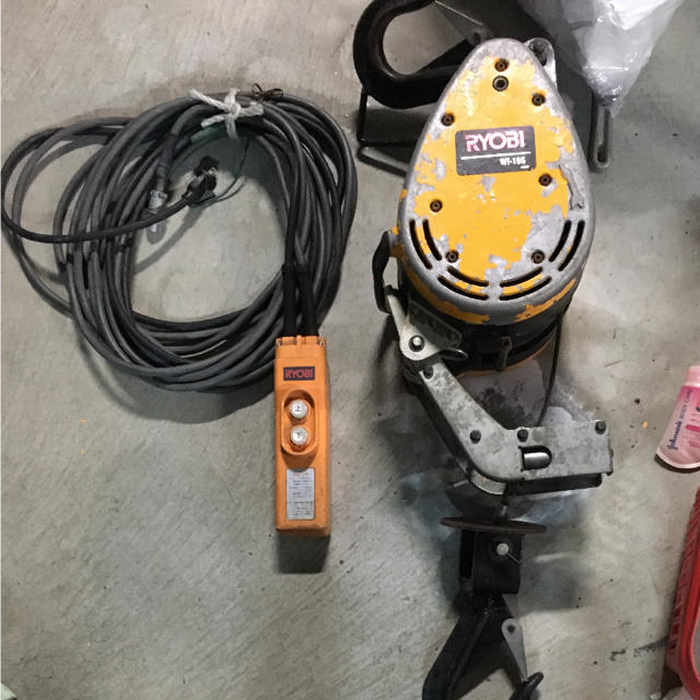 最終値下げ RYOBI - RYOBI WI-195 200kg ウインチ 工具/メンテナンス