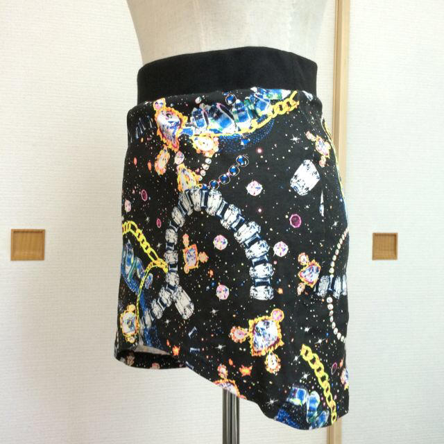 ANAP(アナップ)の派手柄☆ビジュースペース柄スカート☆宇宙 レディースのスカート(ミニスカート)の商品写真