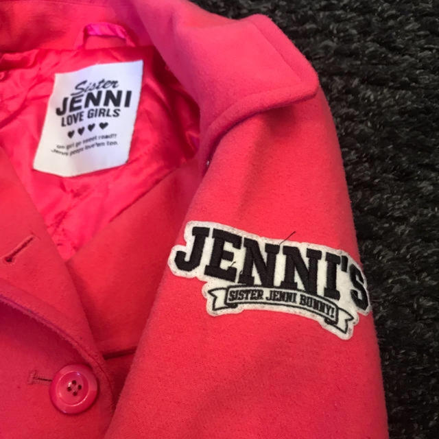 JENNI(ジェニィ)のシスタージェニィ❤️ピンクPコート キッズ/ベビー/マタニティのキッズ服女の子用(90cm~)(コート)の商品写真