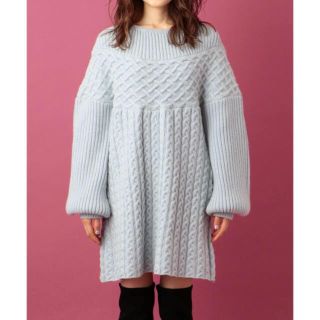 デイシー(deicy)の週末限定価格♡【2018新作】DEICY ケーブルミニワンピース(ひざ丈ワンピース)