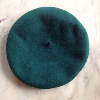 グリーン ベレー帽(ハンチング/ベレー帽)