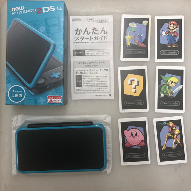 ニンテンドー2DSLLブラック×ターコイズ-