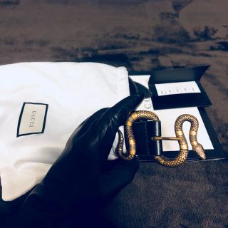 グッチ(Gucci)のGUCCI‼️ 激レアメンズ 金蛇ベルト(ベルト)