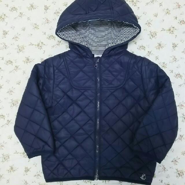 PETIT BATEAU(プチバトー)のプチバトーのキルティングジャンパー 86☆コート80 キッズ/ベビー/マタニティのベビー服(~85cm)(ジャケット/コート)の商品写真