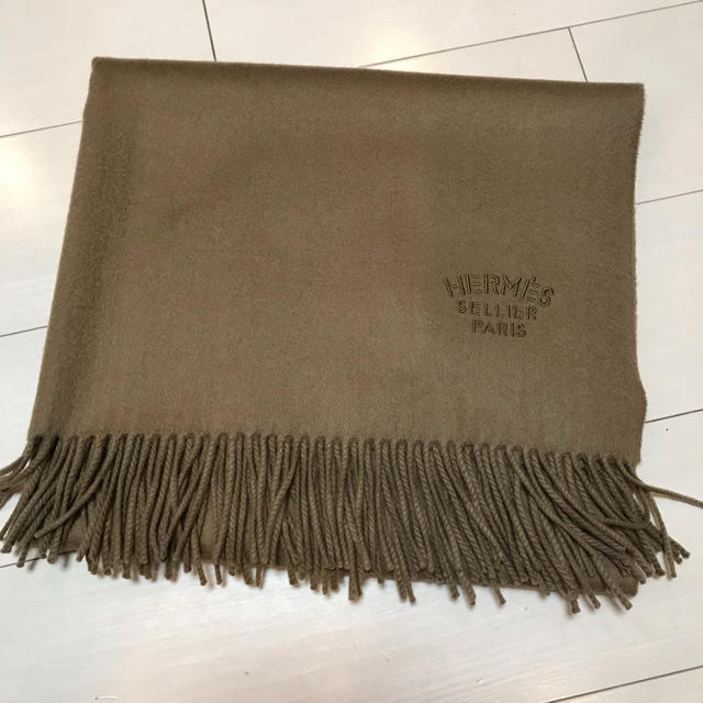 豊富なギフト Hermes - 大判ストール カシミヤ エルメス あや ストール