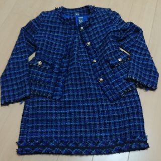 ザラ(ZARA)の三姉妹ママ様専用  スーツ ジャケット ワンピース ZARA 120(ドレス/フォーマル)