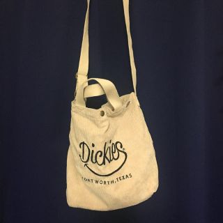 ディッキーズ(Dickies)のDickies コーデュロイ トートバッグ 白 ベージュ ディッキーズ(トートバッグ)