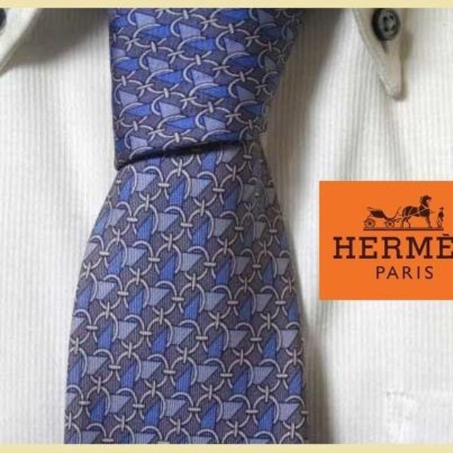 Hermes(エルメス)の★エルメス★ＨＥＲＭＥＳ★高級ネクタイ★フランス製★ メンズのファッション小物(ネクタイ)の商品写真