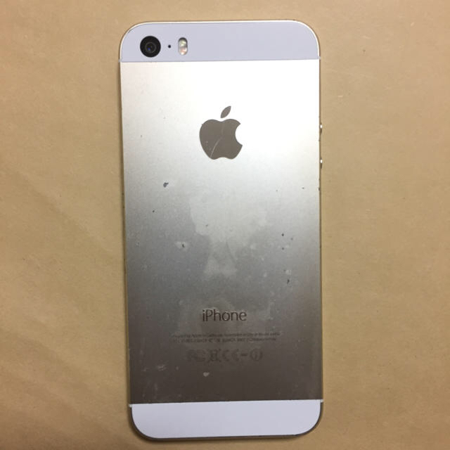 iPhone(アイフォーン)のdocomo iPhone5s 16gb 表示不良 ロックオフ スマホ/家電/カメラのスマートフォン/携帯電話(スマートフォン本体)の商品写真