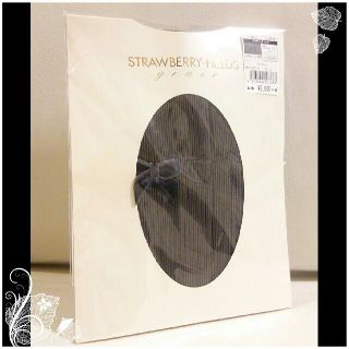 ストロベリーフィールズ(STRAWBERRY-FIELDS)の⑤ 日本製 新品 strawberry-fields タイツ 両足リボン ☆(タイツ/ストッキング)