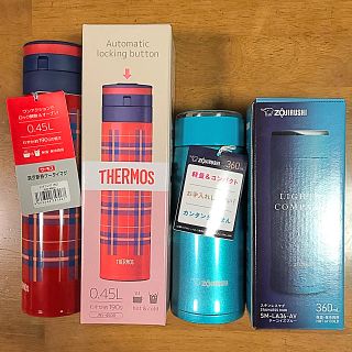 サーモス(THERMOS)のポメ様 専用  サーモス 真空断熱ケータイマグ４５０・象印 ステンレスマグ３６０(水筒)