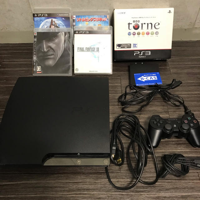 PlayStation3(プレイステーション3)のPS3本体+torne +ソフト エンタメ/ホビーのゲームソフト/ゲーム機本体(家庭用ゲーム機本体)の商品写真