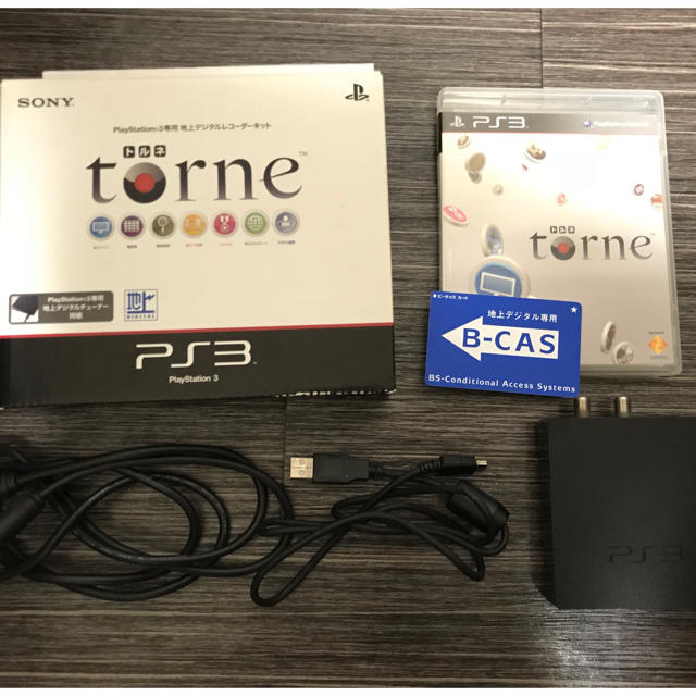 PlayStation3(プレイステーション3)のPS3本体+torne +ソフト エンタメ/ホビーのゲームソフト/ゲーム機本体(家庭用ゲーム機本体)の商品写真