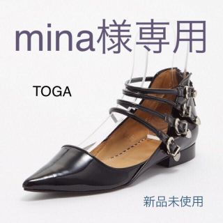 トーガ(TOGA)の【mina様専用】トーガ［新品未使用］ストラップパンプス38black(ハイヒール/パンプス)