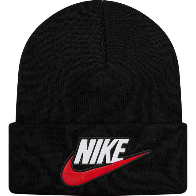 帽子送料込 supreme nike Beanie black シュプリーム ナイキ