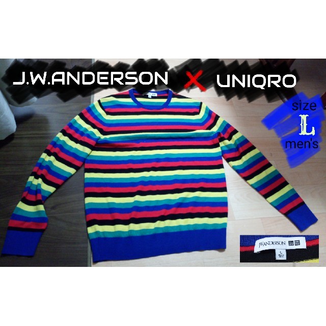 J.W.ANDERSON(ジェイダブリューアンダーソン)のユニクロ × JWANDERSON ニット Lサイズ メンズのトップス(ニット/セーター)の商品写真