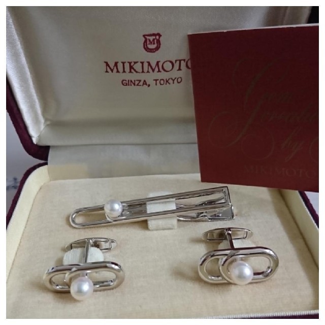 MIKIMOTO(ミキモト)のミキモト タイピン カフス メンズのファッション小物(ネクタイピン)の商品写真