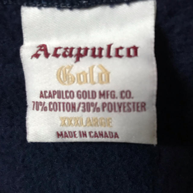 ACAPULCO GOLD(アカプルコゴールド)のアカプルコゴールド パーカー XXXL メンズのトップス(パーカー)の商品写真