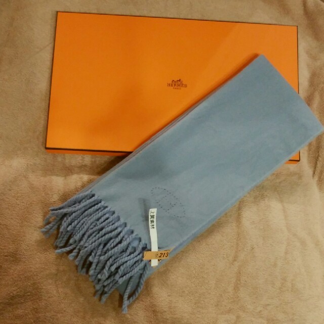 Hermes - HERMES マフラー カシミヤ100の通販 by くま's shop｜エルメスならラクマ