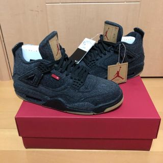 ナイキ(NIKE)のLevi’s Nike Air Jordan 4 RETRO NRG Black(スニーカー)