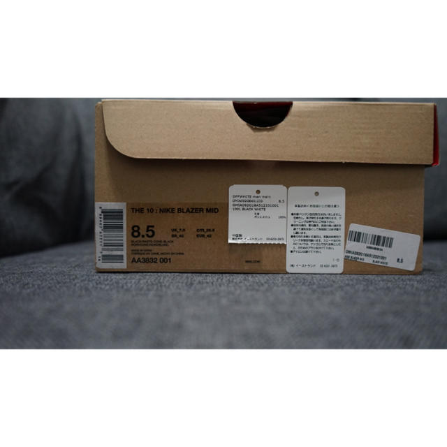 NIKE(ナイキ)の値下げTHE 10 BLAZER US8.5 26.5cm off white  メンズの靴/シューズ(スニーカー)の商品写真