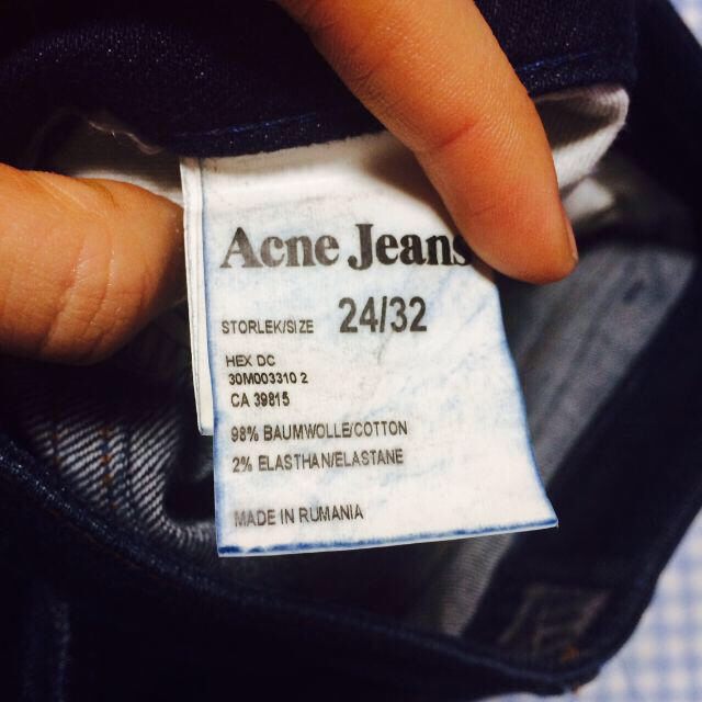 ACNE(アクネ)のACNE jeans レディースのパンツ(デニム/ジーンズ)の商品写真