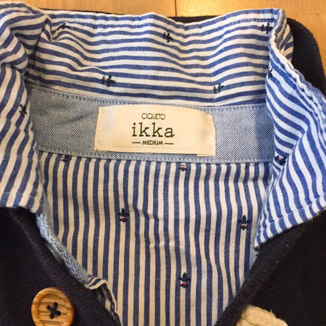 ikka(イッカ)の値下げ‼️  ikka ボーダーシャツ メンズのトップス(Tシャツ/カットソー(七分/長袖))の商品写真