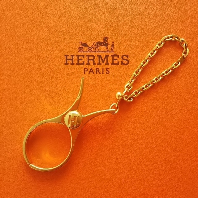 エルメス HERMES グローブホルダー ゴールド チャーム クリップ 美品 エルメス HERMES グローブホルダー ゴールド チャーム クリップ 美品