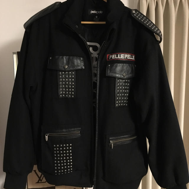 無料配達 ジャケット pellepelle - PELLE PELLE 80s supreme 90s G