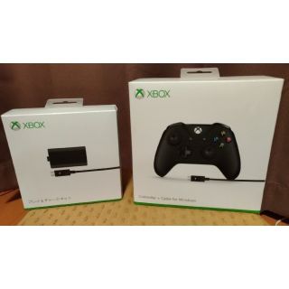 マイクロソフト(Microsoft)の[新品]XBOXコントローラー＋チャージキット[@USED]②(その他)