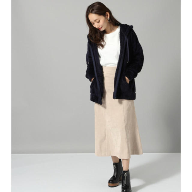 JEANASIS(ジーナシス)のJEANASIS☆フェイクヌバックロングスカート レディースのスカート(ロングスカート)の商品写真